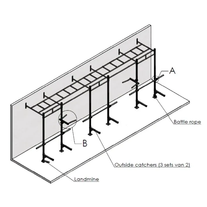 Crossfit Station Wandmodel MP38