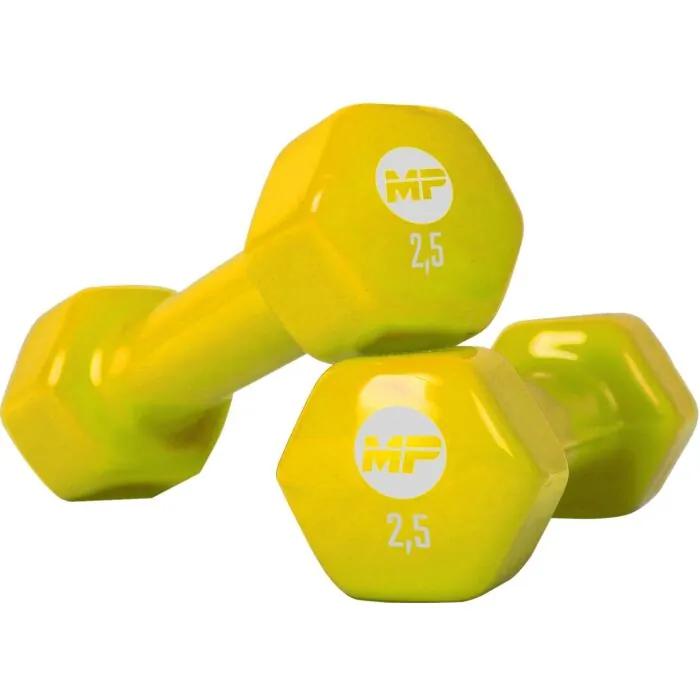 Vinyl dumbbells MP920 2 x 2,5 kg