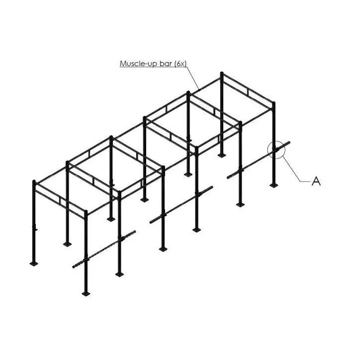 Crossfit Station INDOOR Losstaand MP205