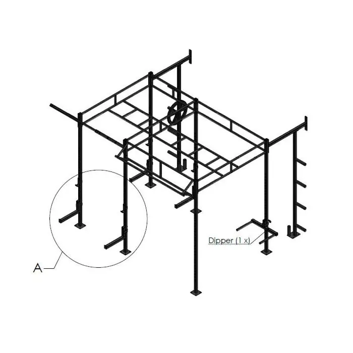 Crossfit Station Wandmodel INDOOR MP25