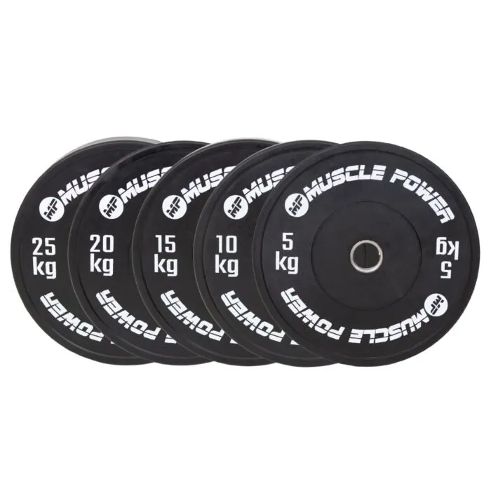 MP3026 Ol High black Bumper plates 5 t/m 25KG