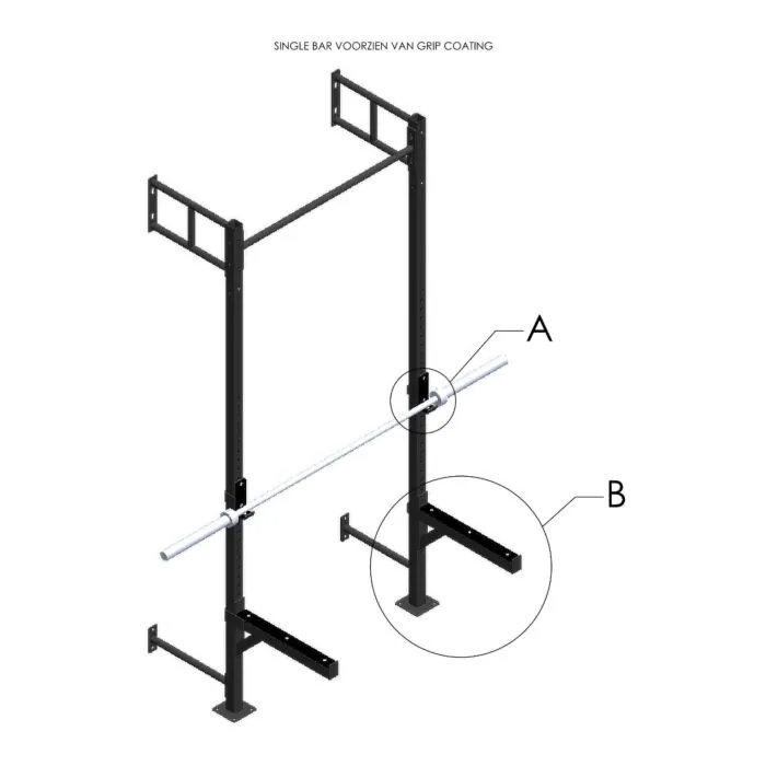 Crossfit Station wandmodel INDOOR MPPC-1112-0004