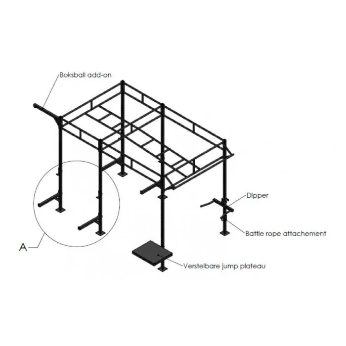 Crossfit Station Losstaand MP175 - Outdoor