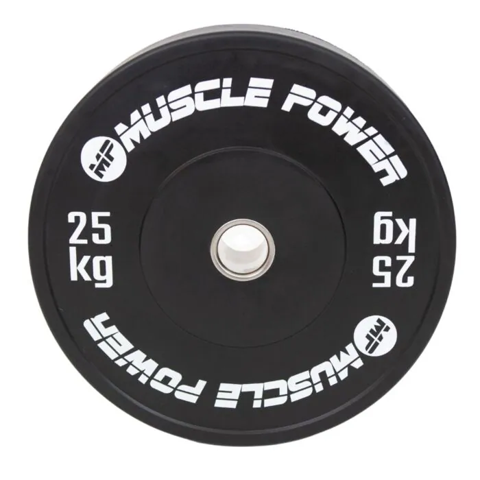 MP3026 Ol High black Bumper plate 25 kg