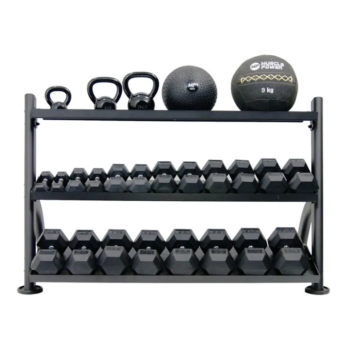 MP2076 Opbergrek Studio voor Kettlebells en/of Dumbbells