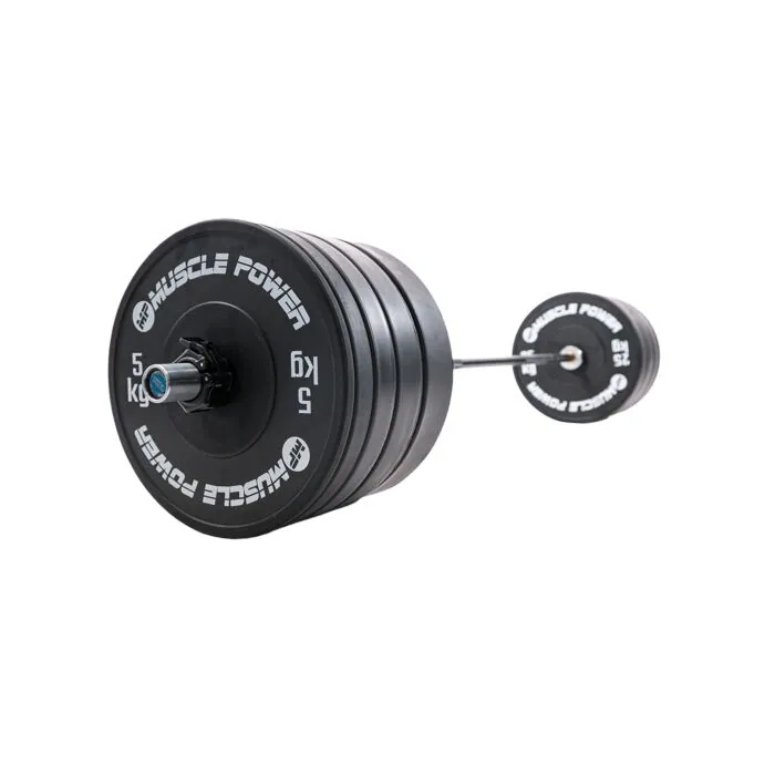 MP Crossfit bumperplate halterset HR 170 KG