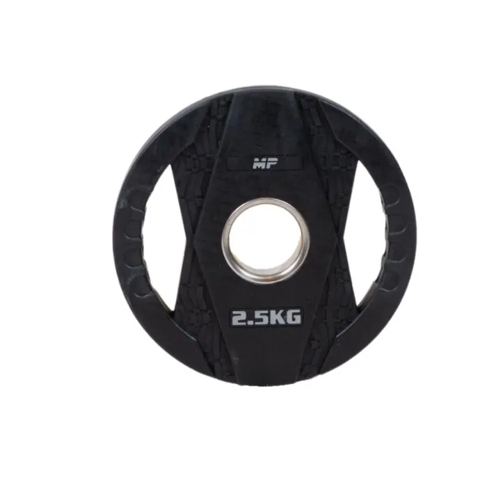 MP2005 Olympische rubber halterschijven 2 grips 2.5 KG