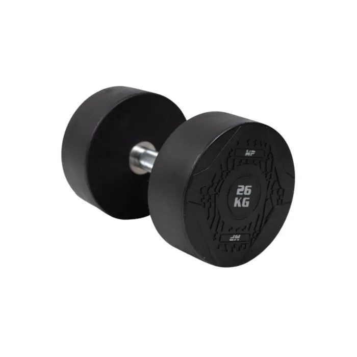 MP1012 Ronde rubber dumbbell 26 kg per stuk