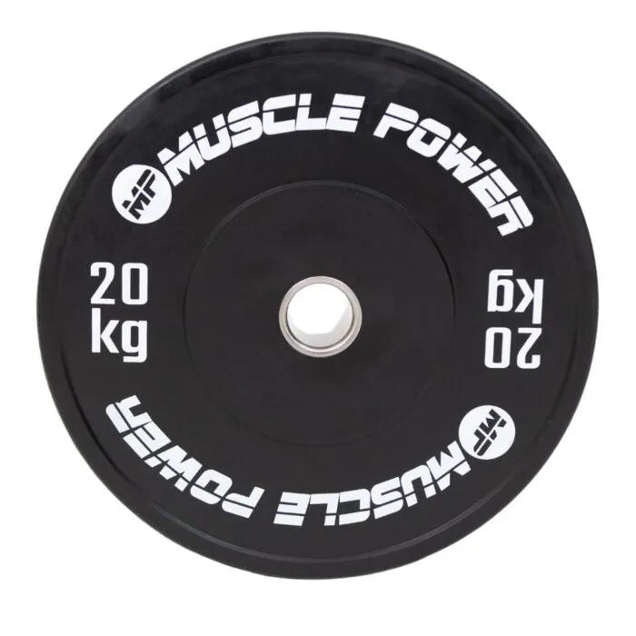 MP3026 Ol High black Bumper plate 20 kg