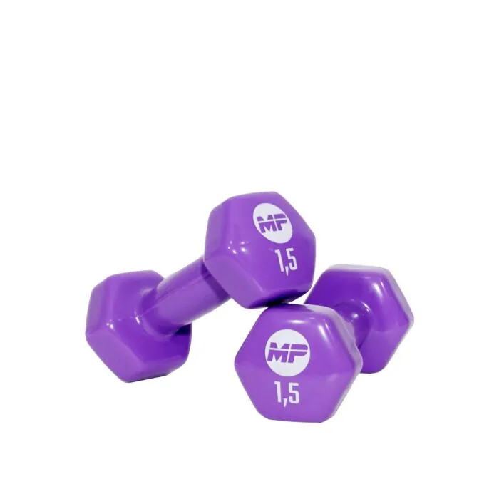 Vinyl dumbbells MP920 2 x 1,5 kg