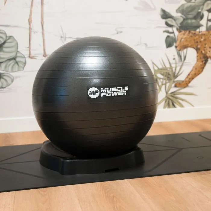 MPOK1204 Gymnastiekbal anti-burst 55 cm zwart