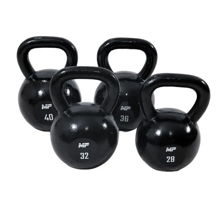 Kettlebell gietijzer Voordeelset 28-40 kg