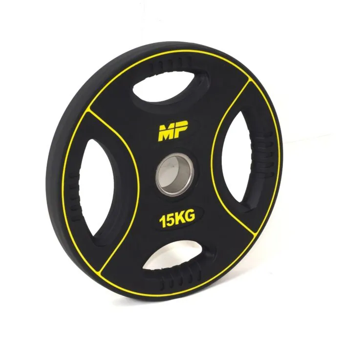 15 kg Polyurethaan 4 Grip Halterschijf 50 mm