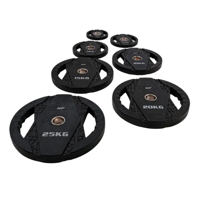MP2005 220 kg rubber olympische halterschijven