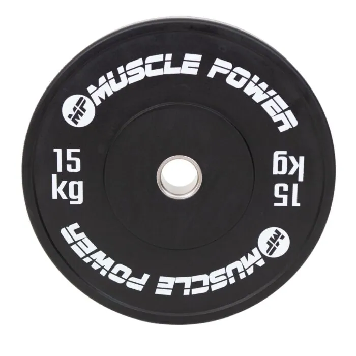 MP3026 Ol High black Bumper plate 15 kg