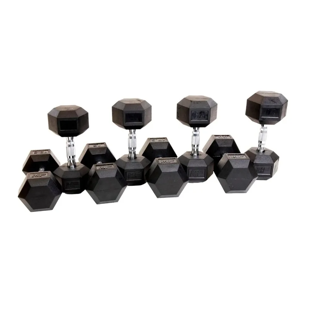 Hexagonale Dumbbells 1 - 20 kg - per Paar